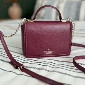 Kate Spade Patterson Drive Maisie Small Bag - Black Cherry (Red)